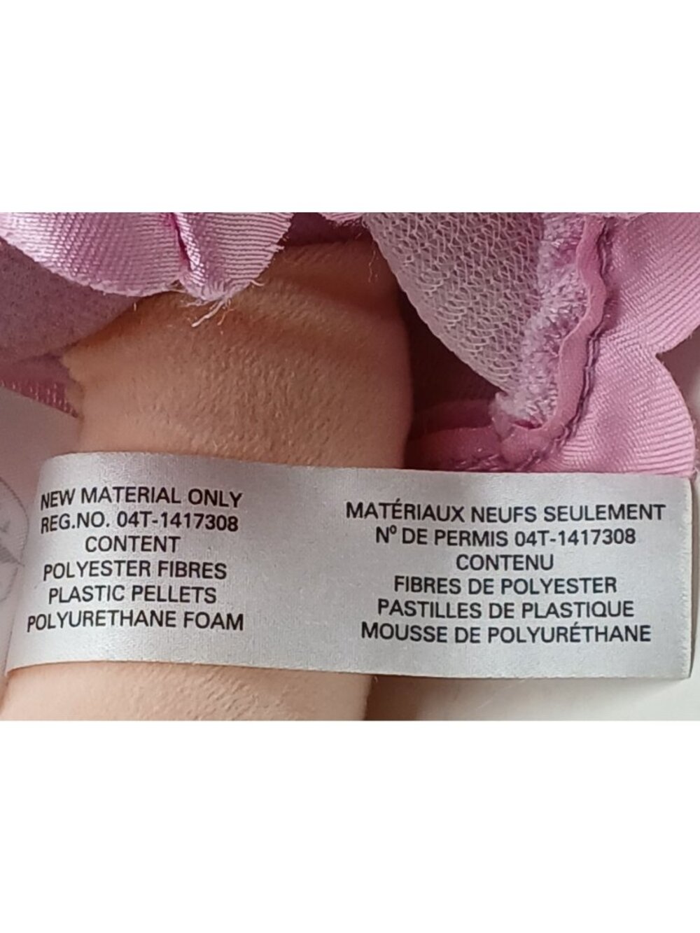 Baby Miss Piggy Plush Doll 15" Disney Store Pink Dress Sparkly Shoes #D-37 - Picture 6 of 11